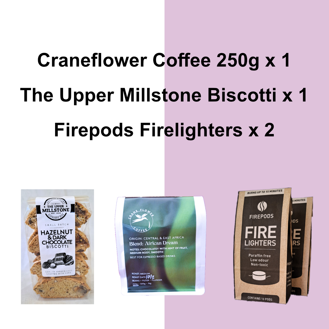 Coffee 250g + Biscotti + Firepods Bundle