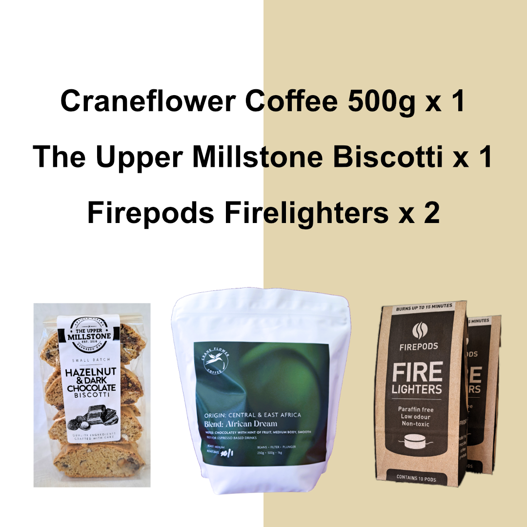 Coffee 500g + Biscotti + Firepods Bundle