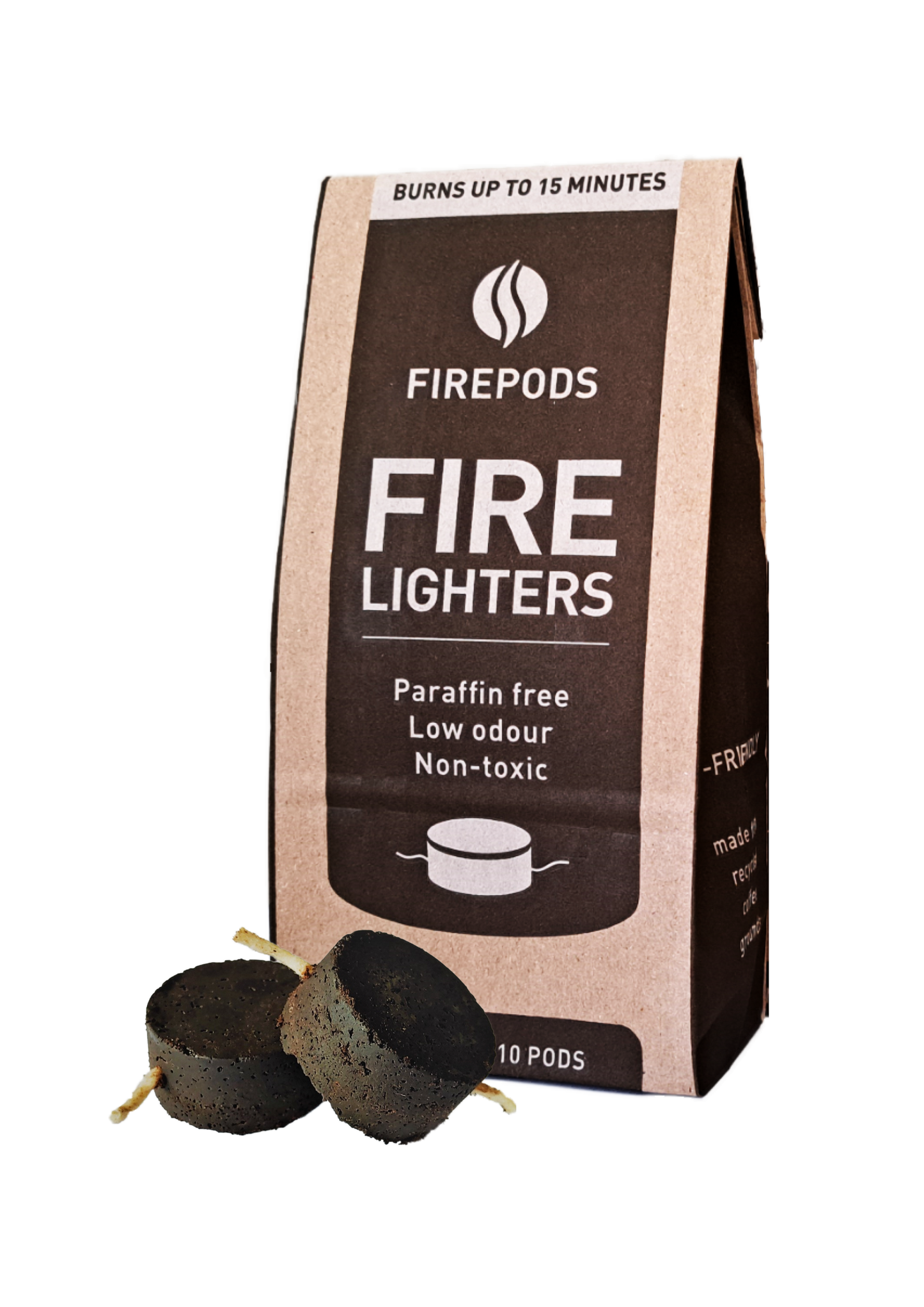 Firepods Eco-Firelighters -  1 Bag