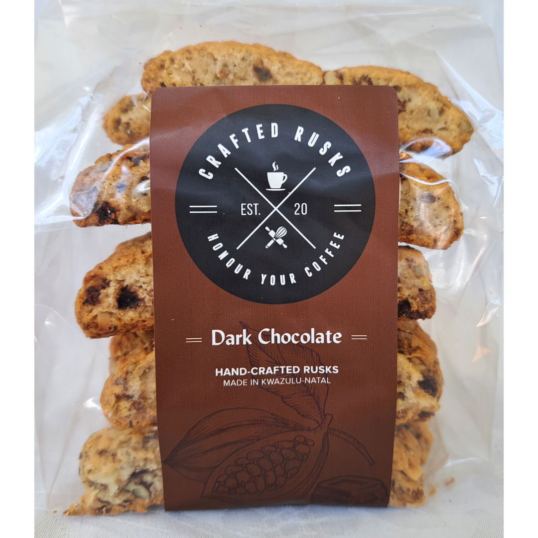 Crafted Rusks - Dark Chocolate (18 Rusks)