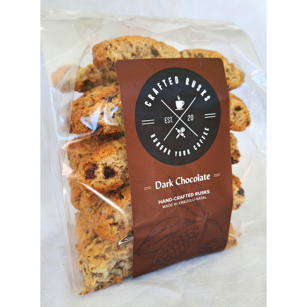 Crafted Rusks - Dark Chocolate (18 Rusks)